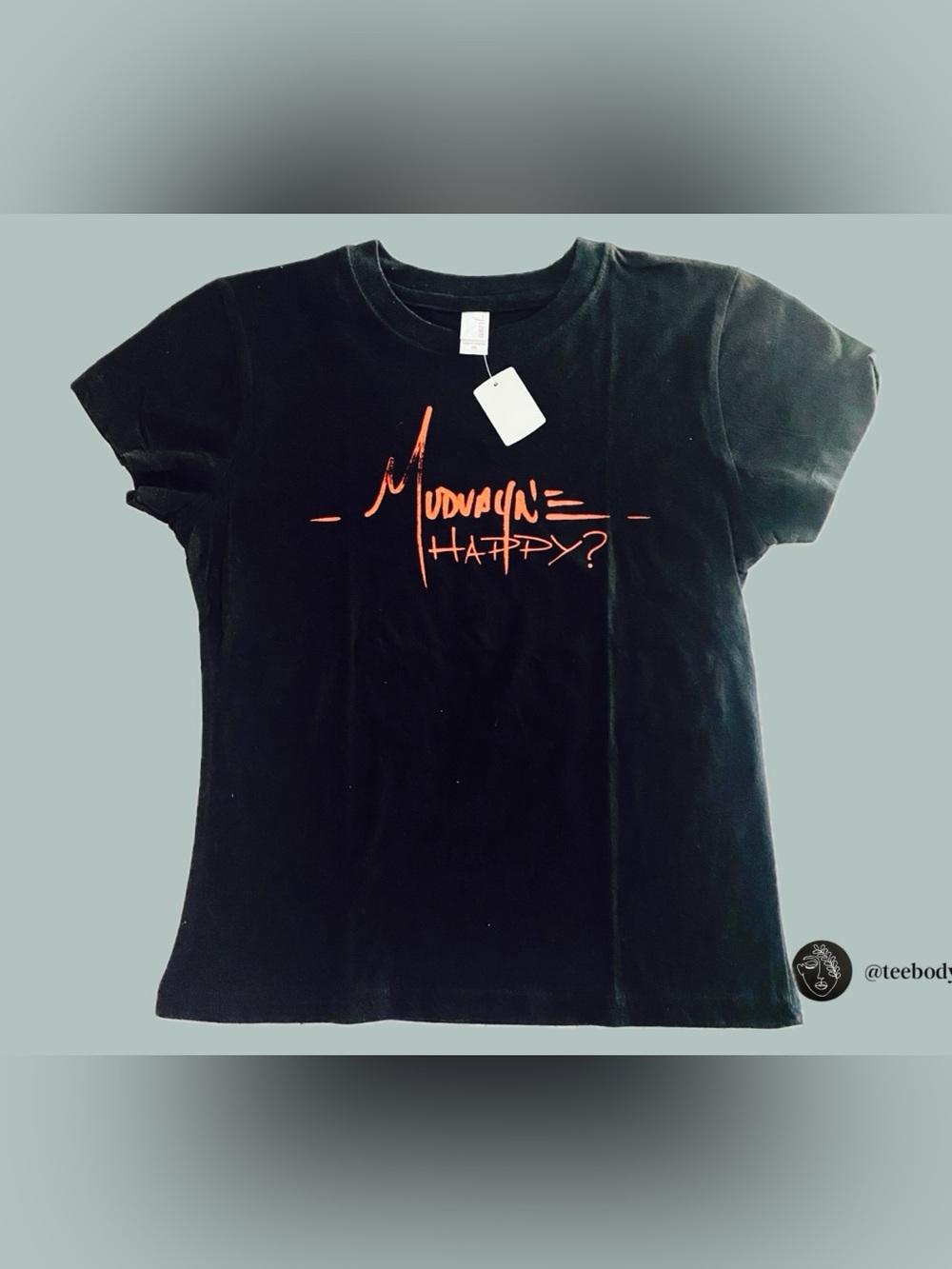 VTG Y2K Mudvayne "Happy?" Babydoll Band Tee NWT Size M